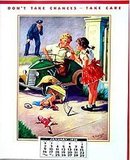 VINTAGE 1930S THE LAST WORD CALENDAR