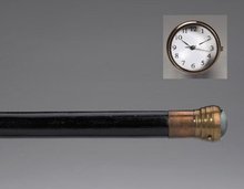 Clock Walking Cane Stick - Brass