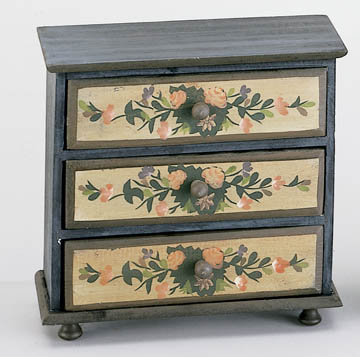 3 DRAWER DOLLHOUSE CHEST / DOLL NEW
