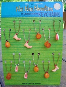 VINTAGE 1960S NOVELTY KEYCHAIN TOY STORE