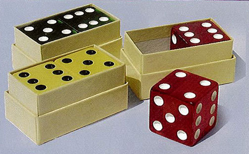 Bakelite Gaming Dice in Box