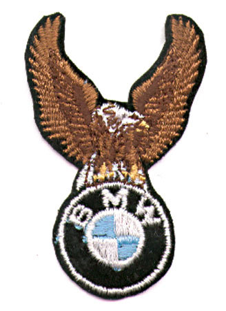 3 VINTAGE BMW MOTORCYCLE PATCHES 1960S