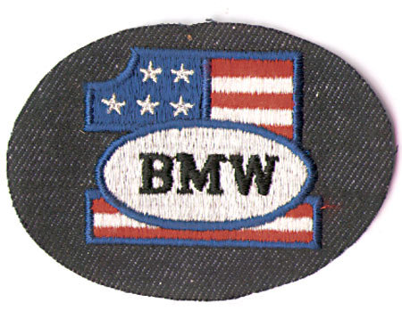 3 VINTAGE BMW MOTORCYCLE PATCHES 1960S