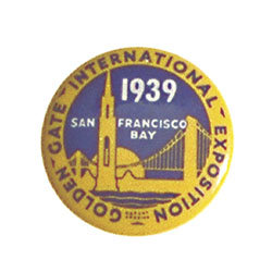 San Fransico Golden Gate Bridge Souvenir Pin