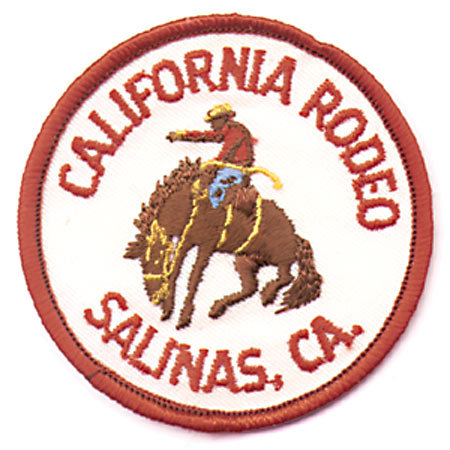 4 VINTAGE 1950S RODEO COWBOY PATCHES AND PINS