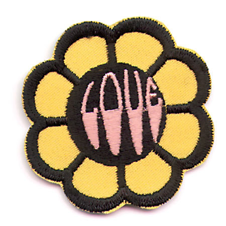3 VINTAGE HIPPIE LOVE PATCHES NOS 1960S