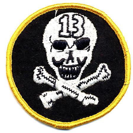 3 VINTAGE SKELETON SCARY PATCHES / HALLOWEEN