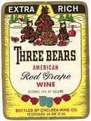 Three Bears Wine Label
