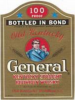 General Whiskey Kentucky Label