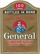 General Whiskey Kentucky Label