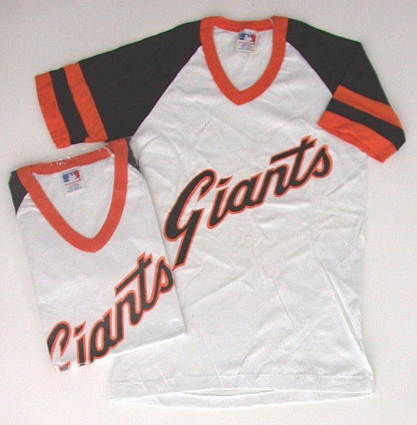 VINTAGE MLB GIANTS BASEBALL CHILDS SHIRT M L
