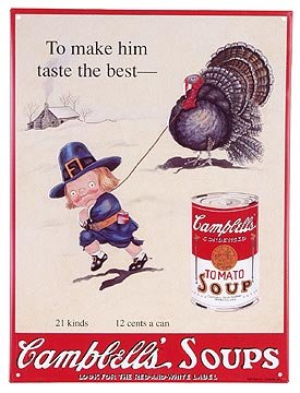 CAMPBELL SOUP METAL KITCHEN SIGN / NEW