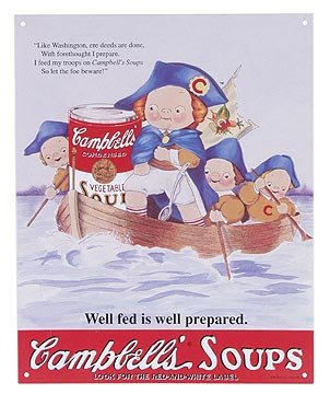 CAMPBELL SOUP METAL KITCHEN SIGN / NEW