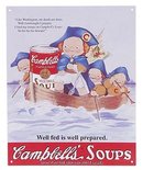 CAMPBELL SOUP METAL KITCHEN SIGN / NEW