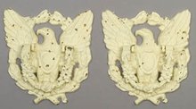 2 CAST IRON EAGLE DOOR KNOCKERS
