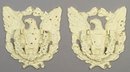2 CAST IRON EAGLE DOOR KNOCKERS