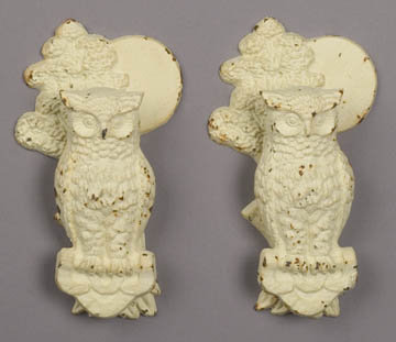 2 CAST IRON OWL DOOR KNOCKERS