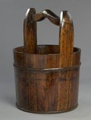 Wood Water Bucket Garden Planter