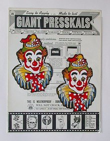 Presskals Circus Decals Art