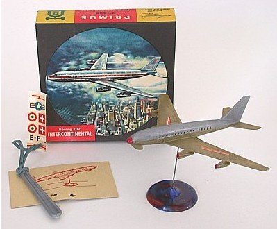 VINTAGE BOEING 707 MODEL AIRPLANE JET TOY