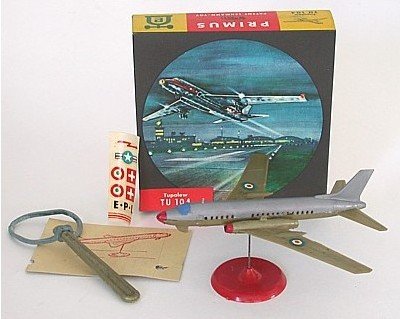 VINTAGE TUPOLEW TU 104 AIRPLANE JET TOY