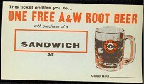 A&W Root Beer Soda Coupon