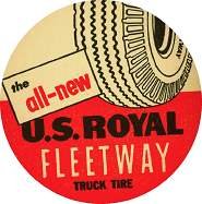 Royal Fleetway Tire Coaster 1940s