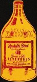 Rochelle Club Fan Advertising Sign 1920s