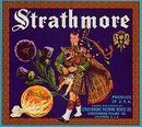 Strathmore Sunkist Orange Citrus Crate Label