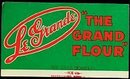 Vintage LE GRANDE FLOUR INK Blotter Sign / food