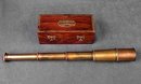 NEW TELESCOPE WITH WOODEN CASE