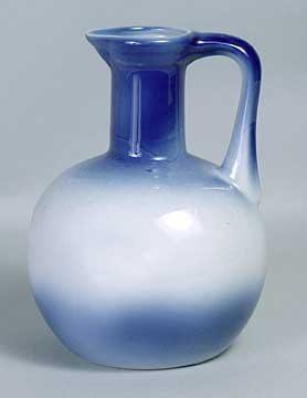 PORCELAIN BLUE WHITE WATER PITCHER / NEW