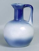 PORCELAIN BLUE WHITE WATER PITCHER / NEW