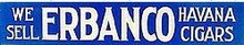Erbanco Havana Cigar Sign