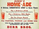 Derr Bros. Home-Ade Syrup Sign