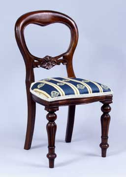 DOLL HOUSE STRIPED CHAIR / NEW