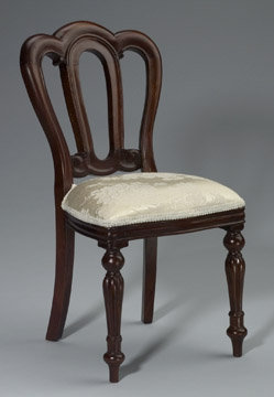 DOLL HOUSE BROCADE CHAIR / NEW