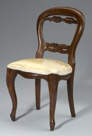DOLL HOUSE DUTCH SIDE BROCADE CHAIR / NEW