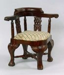 DOLL HOUSE VICTORIAN CHAIR / NEW