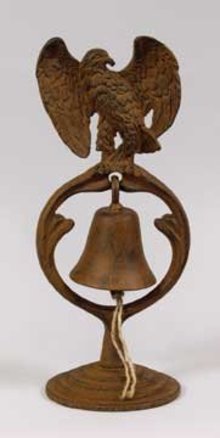 CAST IRON EAGLE DINNER BELL / NEW