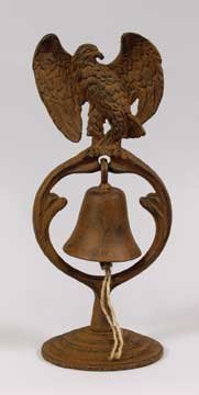 CAST IRON EAGLE DINNER BELL / NEW