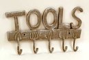 Garden Tools Coat Rack - Cast Iron New