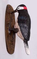 CAST IRON HAND PAINTED BIRD DOOR KNOCKER
