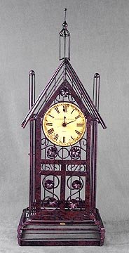 Art Deco Wire Metal Clock