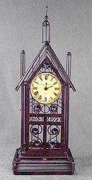 Art Deco Wire Metal Clock