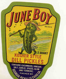 VINTAGE DILL PICKLE LABEL