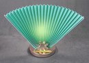 2 TEAL FAN LAMPS / LIVINGROOM / NEW