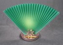 2 HUNTER GREEN FAN LAMPS / LIVINGROOM / NEW