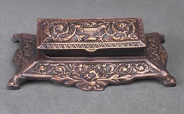 BRONZE STAMP BOX / NEW