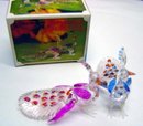 17 boxes CRYSTALLINE TOY PEACOCKS in Original